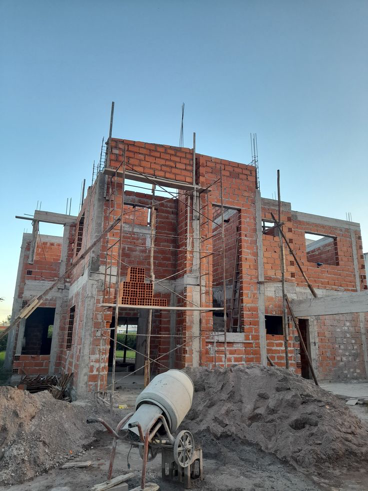 Brick construction project