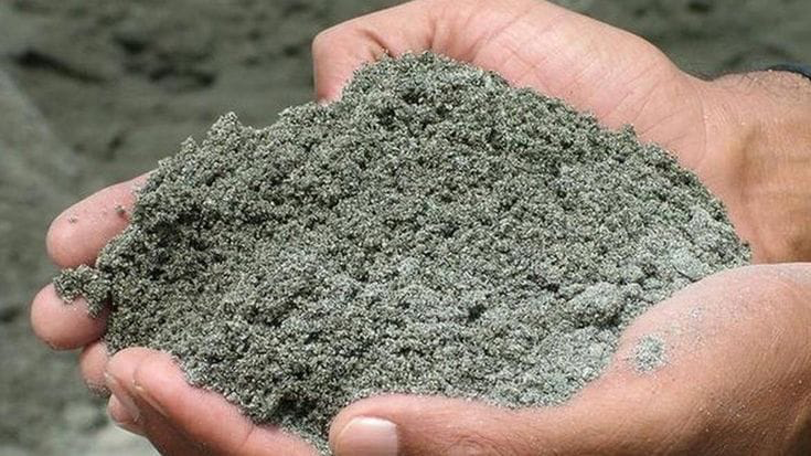 Fine construction sand