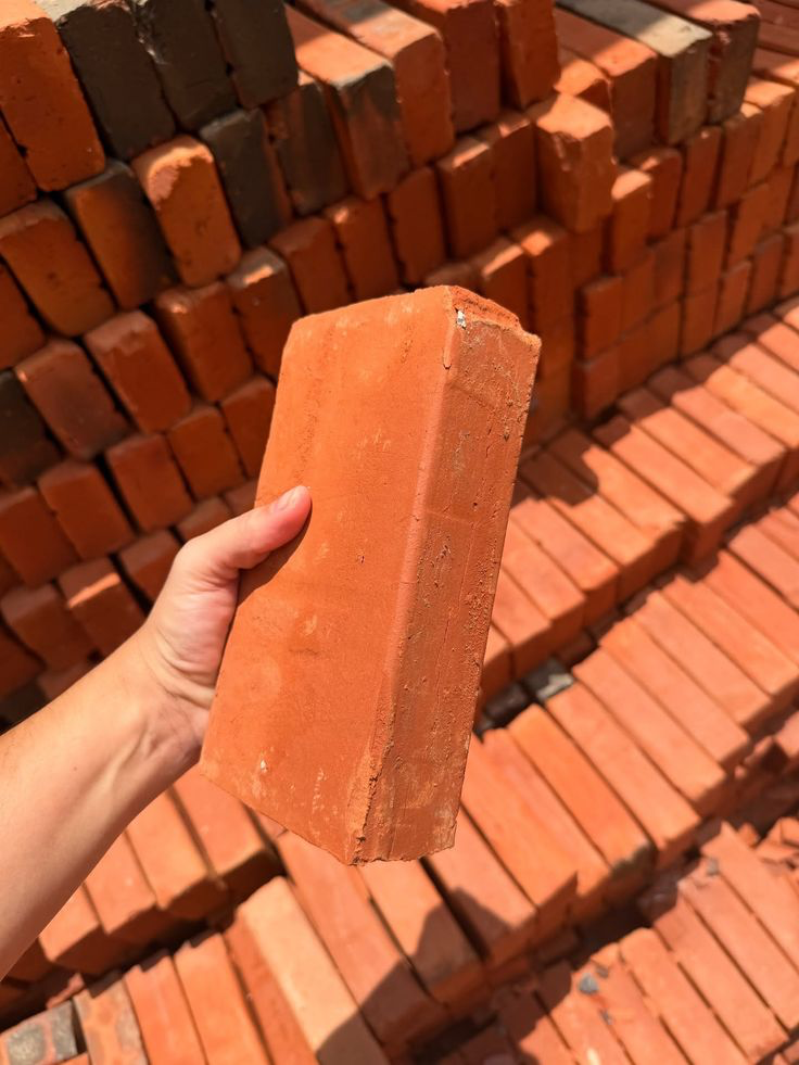 Quality red bricks